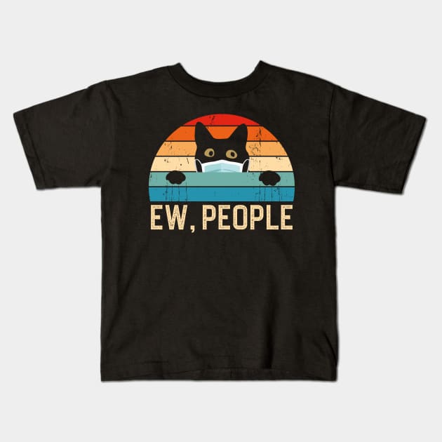 Ew People Funny Cat Kids T-Shirt by DragonTees